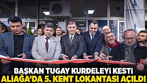 Başkan Tugay kurdeleyi kesti: Aliağa'da 5. Kent Lokantası açıldı