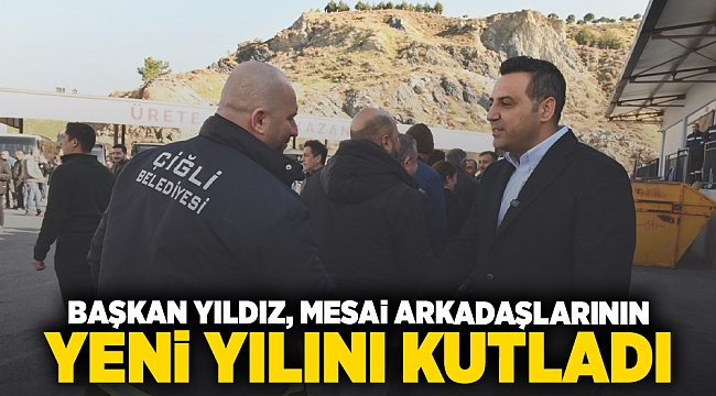 Başkan Yıldız, Mesai Arkadaşlarının Yeni Yılını Kutladı