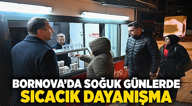 Bornova’da soğuk günlerde sıcacık dayanışma