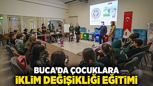 Buca'da çocuklara iklim değişikliği eğitimi