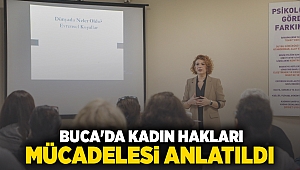 Buca'da kadın hakları mücadelesi anlatıldı