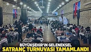 Büyükşehir'in geleneksel satranç turnuvası tamamlandı