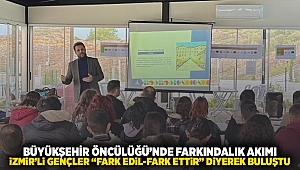 Büyükşehir öncülüğünde farkındalık adımı: İzmirli gençler “fark edil-fark ettir” diyerek buluşt