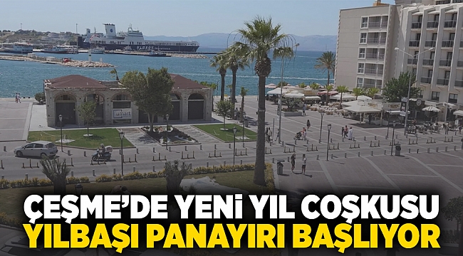 Çeşme’de Yeni Yıl Coşkusu: Yılbaşı Panayırı Başlıyor