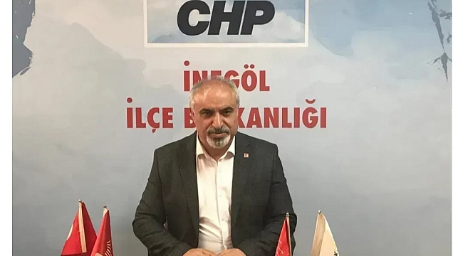 CHP İnegöl İlçe Başkanı Zemci Şahin Güven Tazeledi