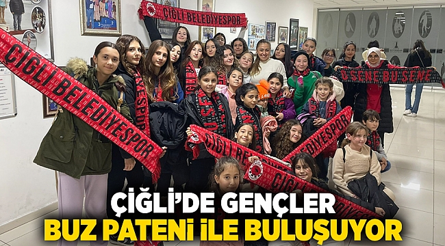 Çiğli'de Gençler Buz Pateni ile Buluşuyor