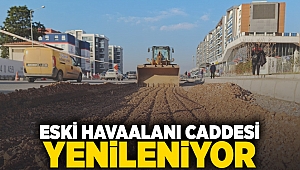 Eski Havaalanı Caddesi yenileniyor