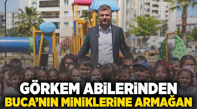 Görkem abilerinden Buca'nın miniklerine armağan