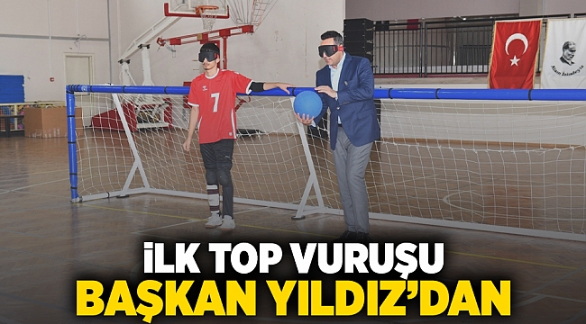 İlk Top Vuruşu Başkan Yıldız'dan