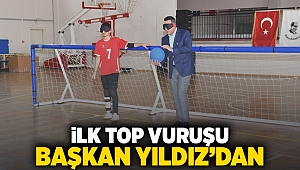 İlk Top Vuruşu Başkan Yıldız'dan