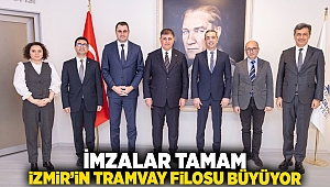 İmzalar tamam, İzmir'in tramvay filosu büyüyor