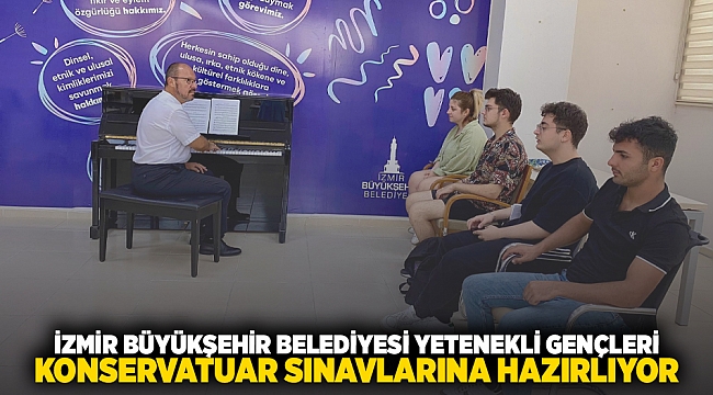 İzmir Büyükşehir Belediyesi yetenekli gençleri konservatuvar sınavlarına hazırlıyor