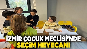 İzmir Çocuk Meclisi’nde seçim heyecanı