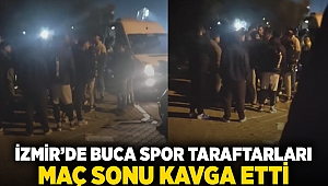 İzmir'de Bucaspor taraftarları maç sonu kavga etti