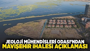 Jeoloji Mühendisleri Odası'ndan Mavişehir ihalesi açıklaması