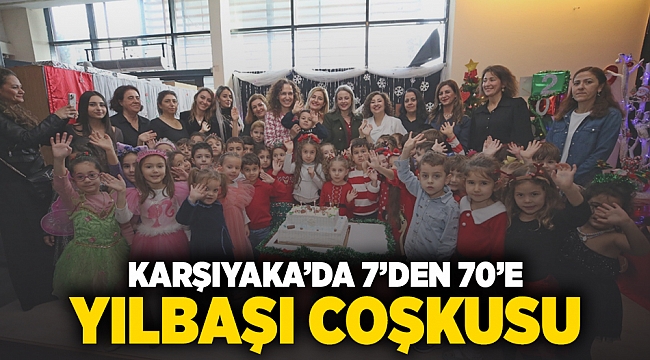 Karşıyaka’da 7’den 70’e yılbaşı coşkusu