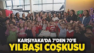 Karşıyaka’da 7’den 70’e yılbaşı coşkusu