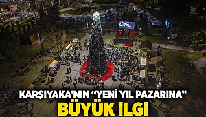 Karşıyaka’nın ‘Yeni Yıl Pazarı’na büyük ilgi