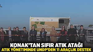  ​Konak’tan Sıfır Atık atağı: Atık yönetimine UNDP’den 11 araçlık destek