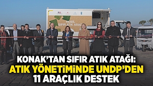 Konak'tan Sıfır Atık atağı: Atık yönetimine UNDP'den 11 araçlık destek