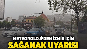  Meteoroloji'den İzmir için sağanak uyarısı