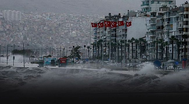 Meteoroloji'den İzmir için 'turuncu kodlu' uyarı!