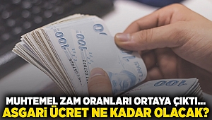 Muhtemel zam oranları ortaya çıktı... Asgari ücret ne kadar olacak?