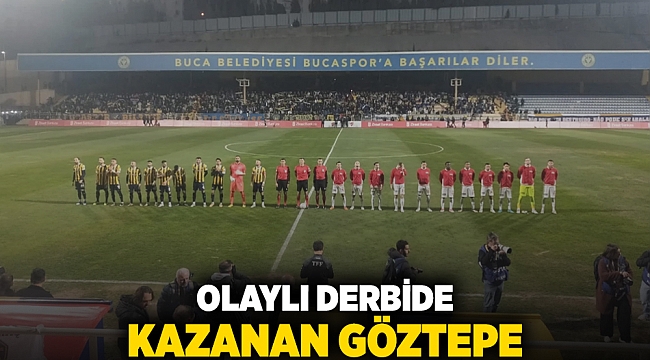 Olaylı derbide kazanan Göztepe!