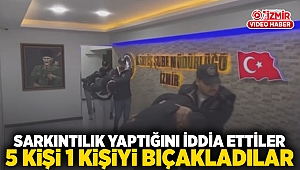 Sarkıntılık yaptığını iddia ettiler, 5 kişi 1 kişiyi bıçakladılar