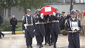 Silahlı saldırı sonucu şehit düşen jandarma için veda töreni