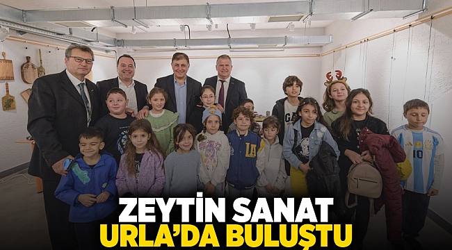 Zeytin ve sanat Urla'da buluştu