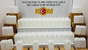 3,5 ton sahte içki üretiminde kullanılabilecek etil alkol ele geçirildi