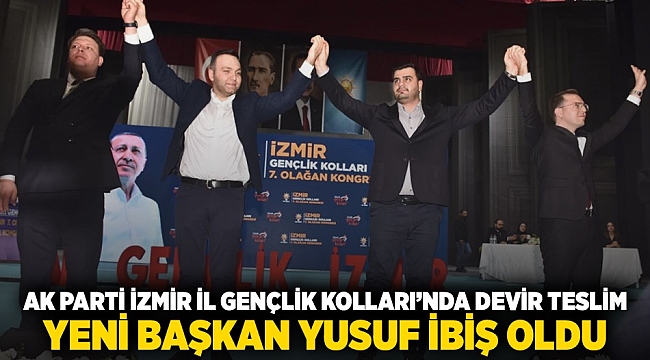 AK Parti İzmir İl Gençlik Kolları’nda Devir Teslim: Yeni başkan Yusuf İbiş oldu