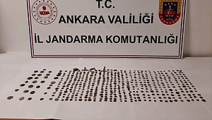 Ankara'da 530 obje ve sikke ele geçirildi