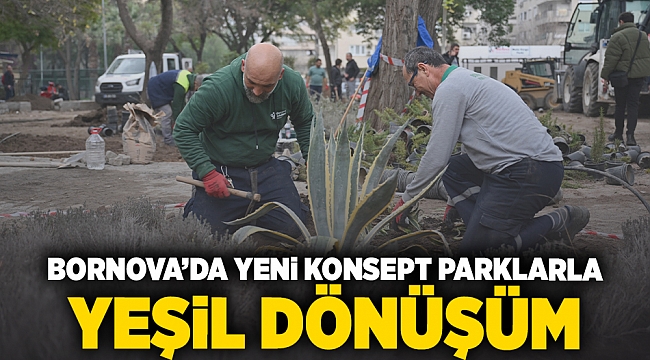 Bornova’da yeni konsept parklarla yeşil dönüşüm