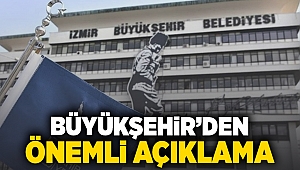 Büyükşehir'den Önemli Açıklama