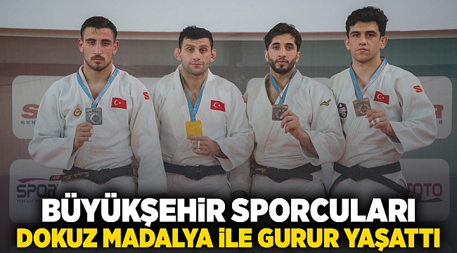 Büyükşehir sporcuları dokuz madalya ile gurur yaşattı