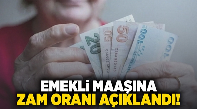 Emekli maaşına zam oranı açıklandı!