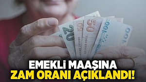 Emekli maaşına zam oranı açıklandı!