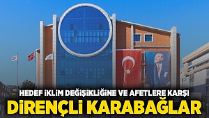 Hedef iklim değişikliğine ve afetlere karşı dirençli Karabağlar