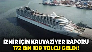 İzmir için kruvaziyer raporu... 172 bin 109 yolcu geldi!