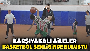 Karşıyakalı aileler basketbol şenliğinde buluştu