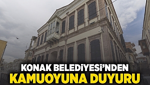 Konak Belediyesi'nden Kamuoyuna Duyuru