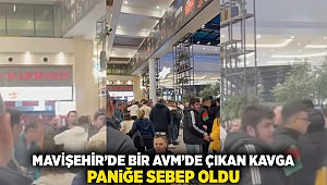 Mavişehir'de bir AVM'de çıkan kavga paniğe sebep oldu