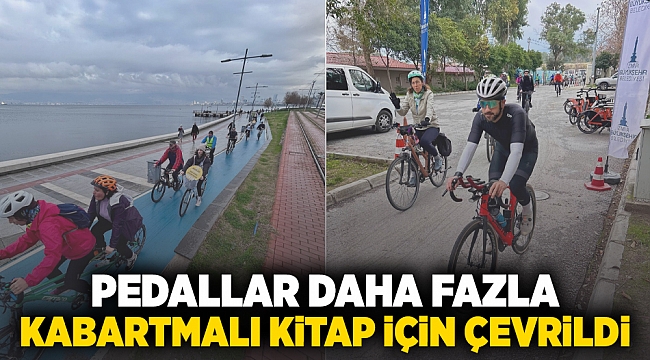 Pedallar daha fazla kabartmalı kitap için çevrildi