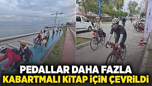 Pedallar daha fazla kabartmalı kitap için çevrildi