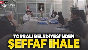 Torbalı Belediyesi'nden şeffaf ihale