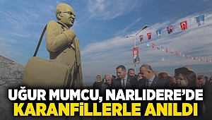 UĞUR MUMCU, NARLIDERE'DE KARANFİLLERLE ANILDI