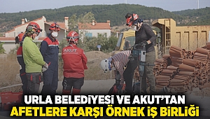 Urla Belediyesi ve AKUT’tan afetlere karşı örnek iş birliği