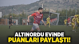 Altınordu evinde puanları paylaştı!